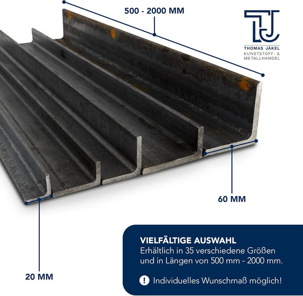TJ Winkelstahl 30x30x4 Mm – 1,5 M, S235, Gleichsc Produktbild-Vorschau 2