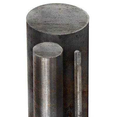 Rundstahl S235 / 500 - 2000mm Länge / schwarz und gewalzt / hochwertige Eisenstange