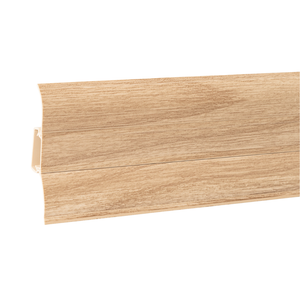 Sockelleiste Sommereiche / PVC Fußleisten Sockelleisten 62 mm Höhe aus Kunststoff mit Kabelkanal