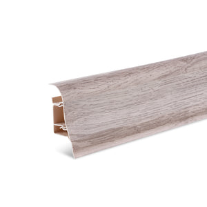 Sockelleiste Walnuss Marmor / PVC Fußleiste / Sockelleiste mit Kabelkanal/Kunststoff Sockelleiste als Robuste Fußleiste